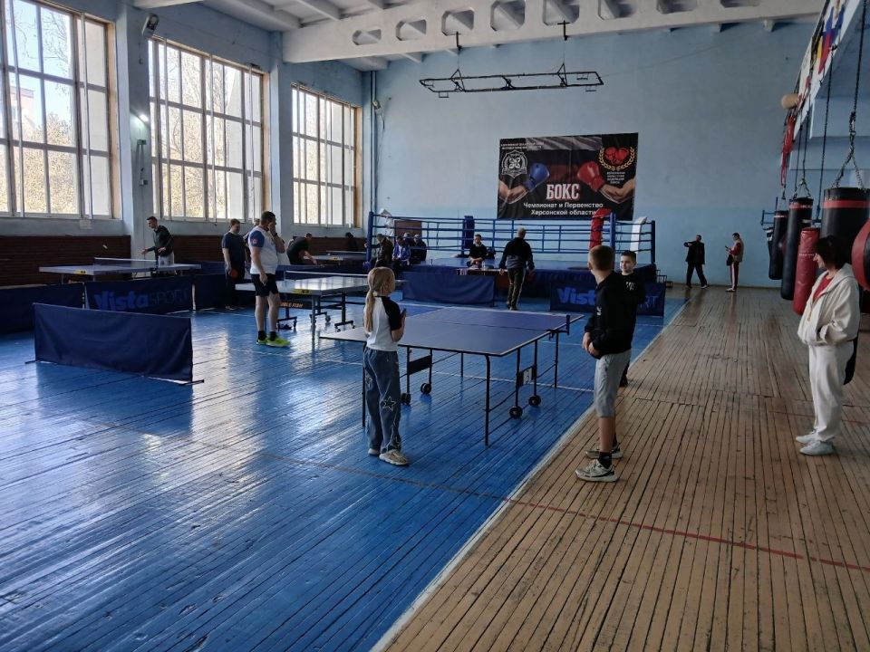 Открытый турнир по настольному теннису прошел в Скадовске Открытый турнир по настольному теннису прошел в Скадовске