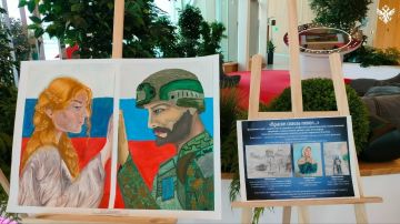 Выставка рисунков детей из Херсонской области открылась в «Сенеже»