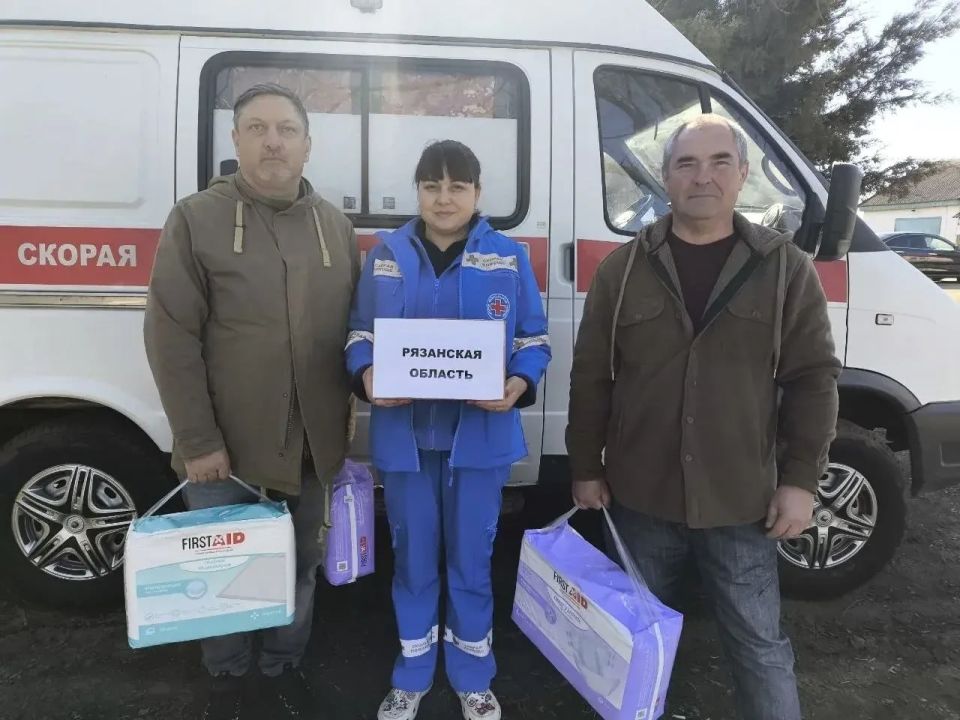 Рязанцы оказывают помощь станции скорой помощи в Великолепетихском округе Рязанцы оказывают помощь станции скорой помощи в Великолепетихском округе