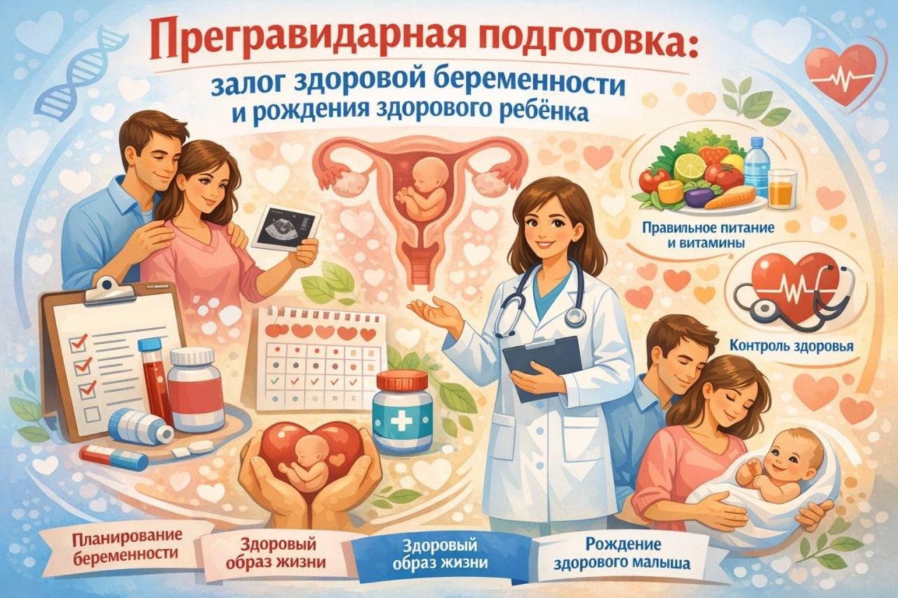 Прегравидарная подготовка: залог здоровой беременности и рождения здорового ребенка