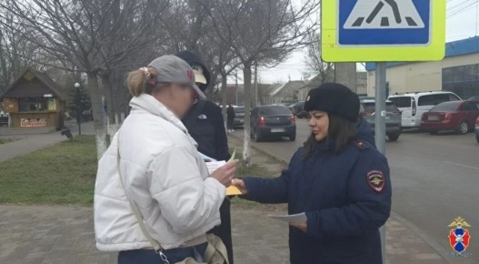 В Геническом округе Херсонской области сотрудники Госавтоинспекции провели профилактическую акцию