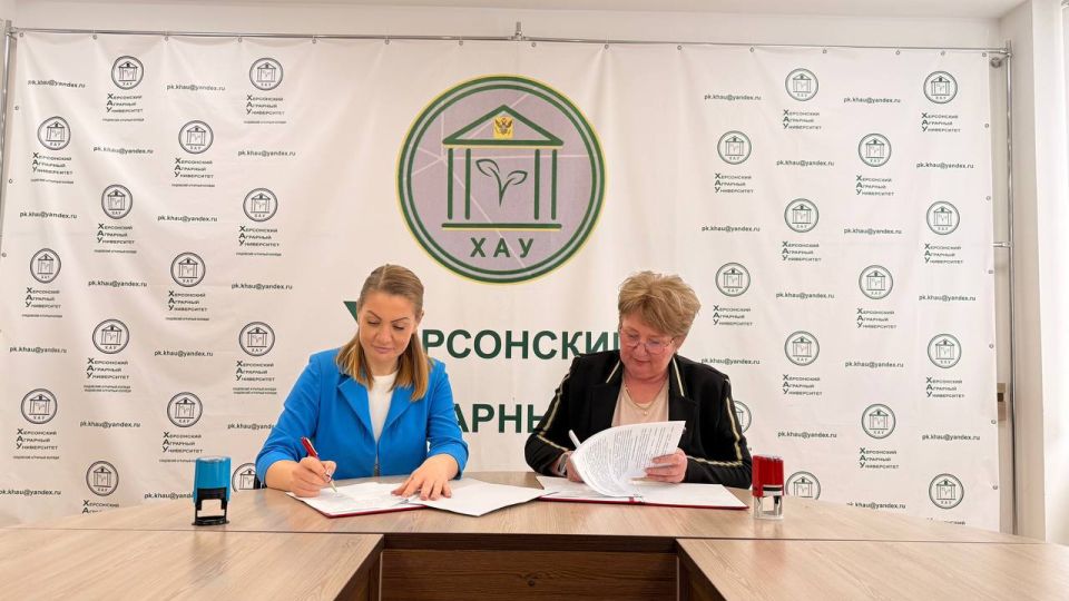 Херсонский аграрный университет и Служба занятости населения региона подписали соглашение о сотрудничестве Херсонский аграрный университет и Служба занятости населения региона подписали соглашение о сотрудничестве