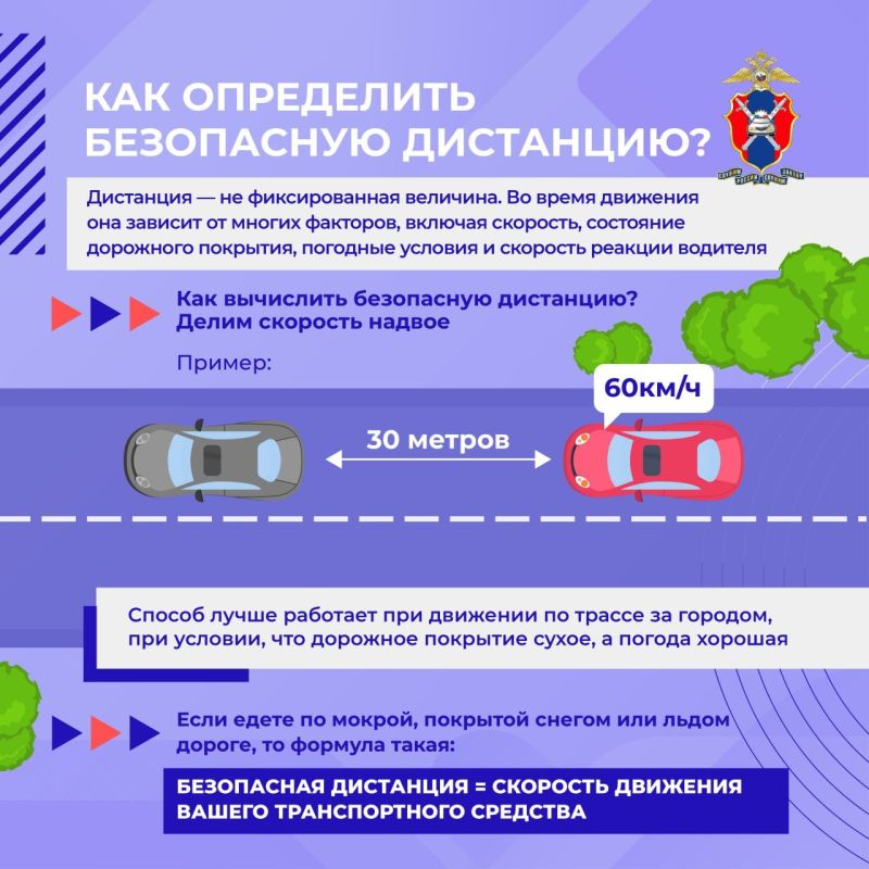Соблюдайте дистанцию. Несоблюдение дистанции - один из основных факторов риска на дорогах Соблюдайте дистанцию. Несоблюдение дистанции - один из основных факторов риска на дорогах