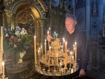 Владимир Сальдо: Сегодня, в Вербное воскресенье, посетил вечернюю службу в Свято-Екатерининском кафедральном соборе Краснодара