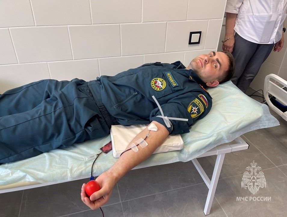 От чистого сердца: сотрудники МЧС России стали донорами От чистого сердца: сотрудники МЧС России стали донорами