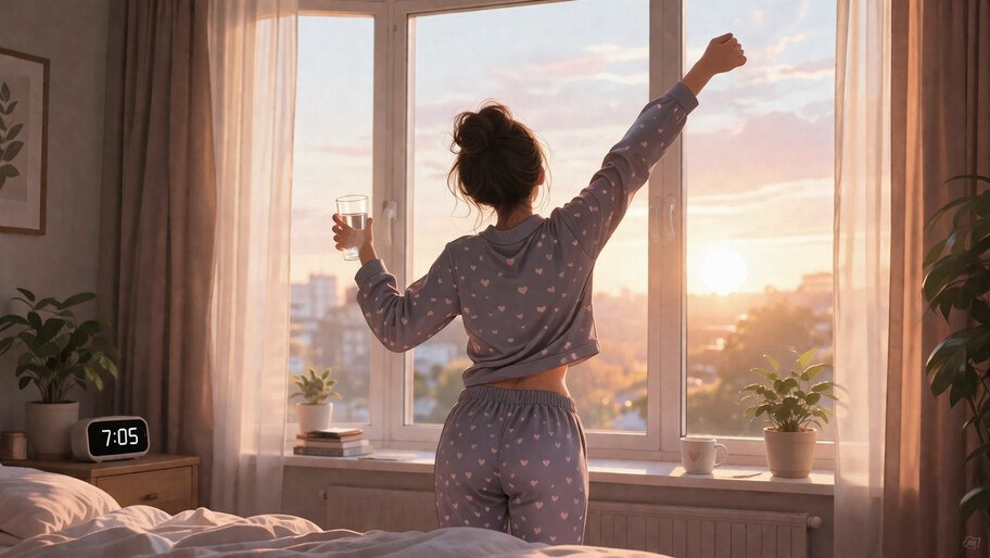 Потянулись, дышим, пьем: эксперт рассказал, с чего начинается продуктивный день