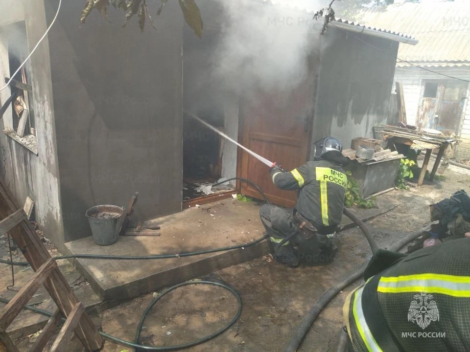 В Херсонской области произошел пожар 4 апреля