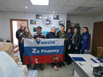 Волонтёры группы «Вместе за Родину» передали гуманитарную помощь в Херсонскую область