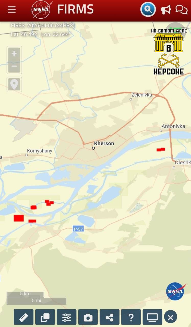 Херсон, 6 апреля. Сегодня на херсонском направлении жарко