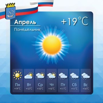 Прогноз погоды в Алешкинском муниципальном округе на понедельник, 6 апреля