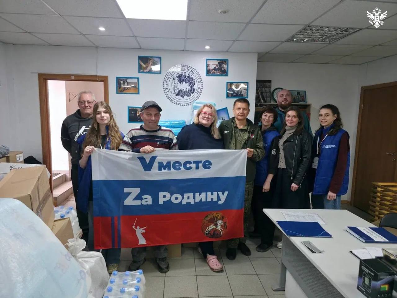 Волонтеры из Волгоградской области доставили 40 тонн гуманитарного груза в Херсонскую область