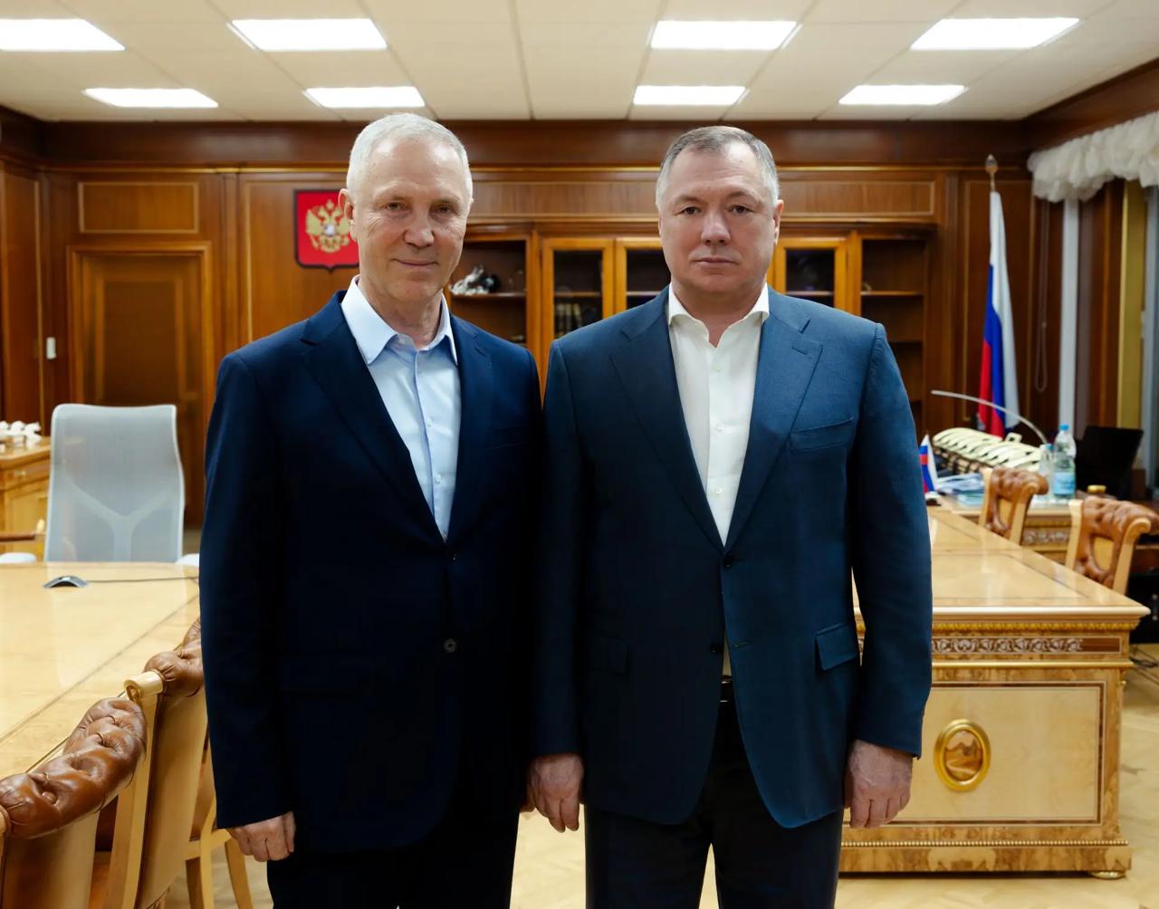 Владимир Сальдо обсудил с вице-премьером Маратом Хуснуллиным перспективы инфраструктурного развития Херсонщины