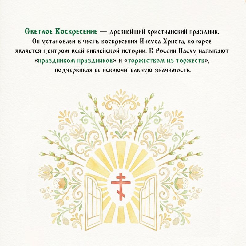 Светлое Христово Воскресение Светлое Христово Воскресение