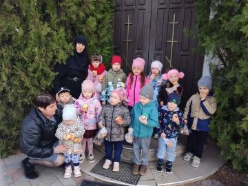 Маленькие гости в Свято-Никольском монастыре