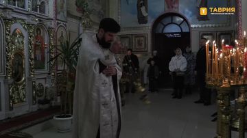 Ночная Пасхальная служба прошла в храме Великомученика Георгия Победоносца