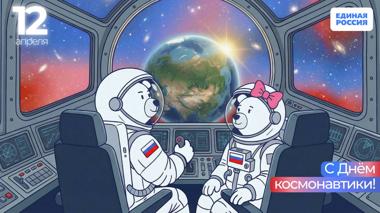 С Днём космонавтики!. Этот день напоминает нам, как однажды человек впервые шагнул за пределы Земли и доказал: невозможное — возможно