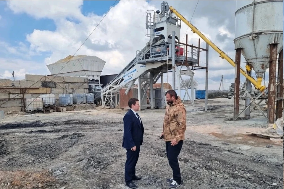 1,2 тысячи кубометров бетона для