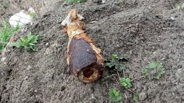 В Херсонской области нашли минометный снаряд времен Великой Отечественной войны