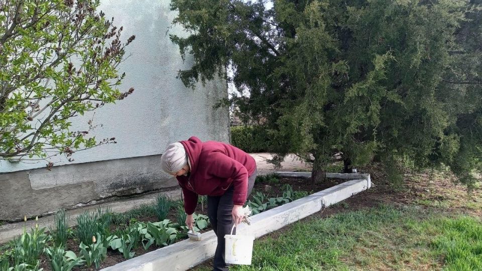 Весенний субботник провела библиотекарь села Раздольное Весенний субботник провела библиотекарь села Раздольное