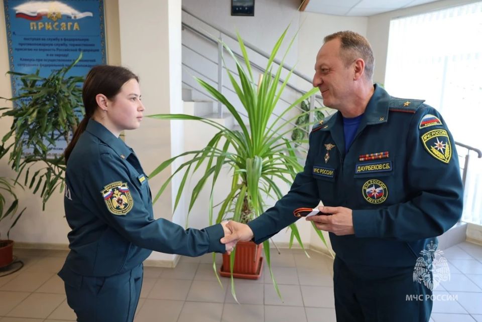 В Главном управлении МЧС России по Херсонской области состоялась церемония награждения личного состава В Главном управлении МЧС России по Херсонской области состоялась церемония награждения личного состава