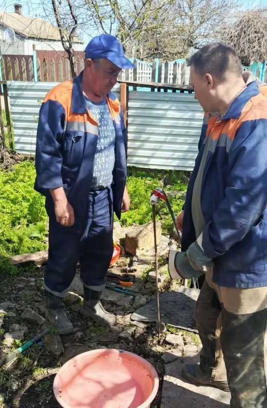 Рязанский водоканал налаживает водоснабжение у жителей Чаплинского округа Рязанский водоканал налаживает водоснабжение у жителей Чаплинского округа
