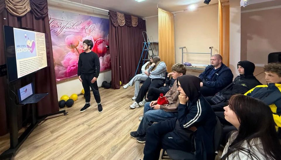 В Марьяновском сельском клубе прошла лекция, посвящённая Национальному дню донора крови В Марьяновском сельском клубе прошла лекция, посвящённая Национальному дню донора крови