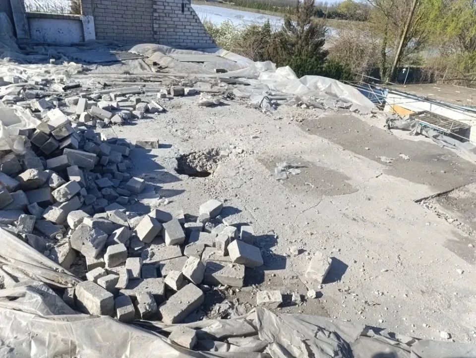 Владимир Оганесов: Последствия вражеской атаки БПлА Владимир Оганесов: Последствия вражеской атаки БПлА
