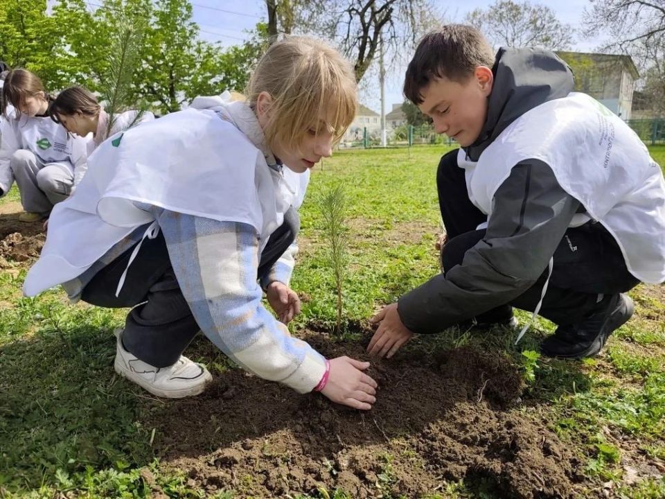 В Приморской общеобразовательной школе Скадовского округа прошла торжественная акция «Сад памяти» В Приморской общеобразовательной школе Скадовского округа прошла торжественная акция «Сад памяти»