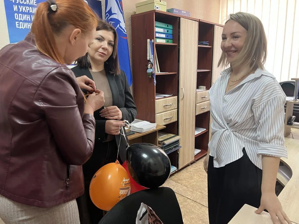 Новогригоровка присоединилась к акции «Георгиевская лента» Новогригоровка присоединилась к акции «Георгиевская лента»