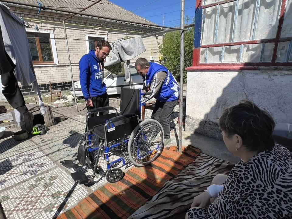 Жительница Геническа получила помощь для больной матери Жительница Геническа получила помощь для больной матери