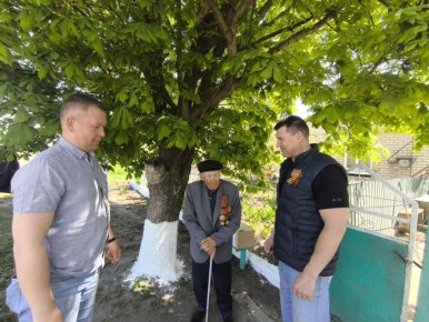 9 Спасибо за Победу: рязанцы поздравили ветеранов Великолепетихского округа