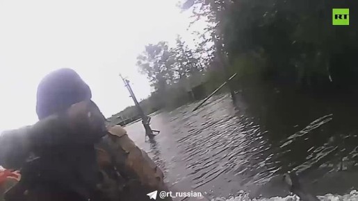 В новом репортаже спецкора RT Александра Пискунова — рассказ замполитов Офсайда и Капли о том, как наши военные закреплялись на островах в дельте Днепра