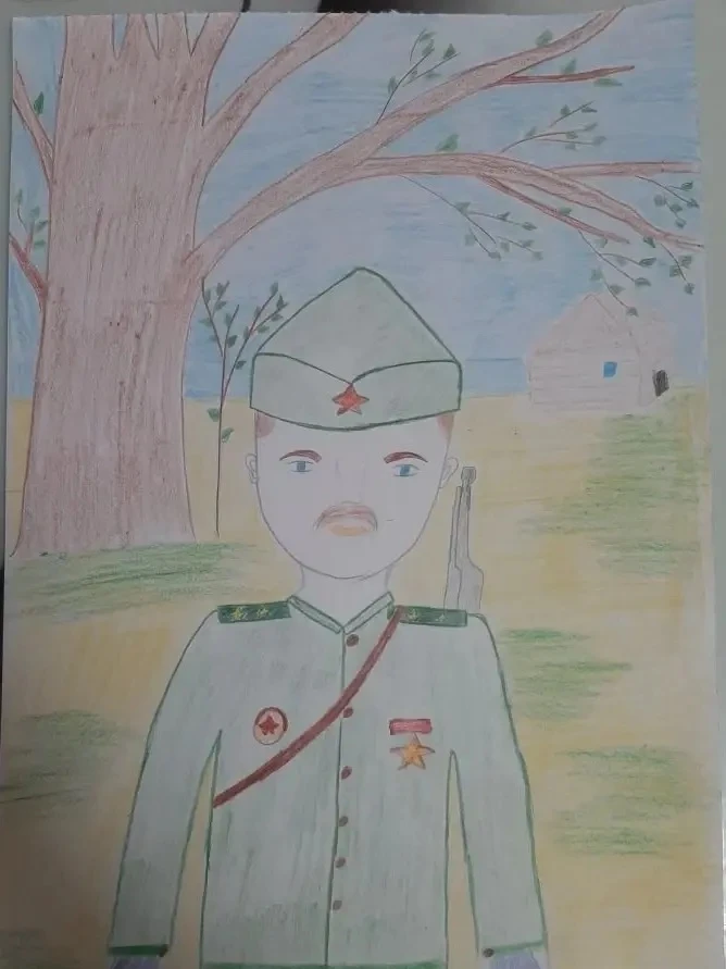 Первые Великолепетихской школы подготовили выставку рисунков ко Дню Победы Первые Великолепетихской школы подготовили выставку рисунков ко Дню Победы