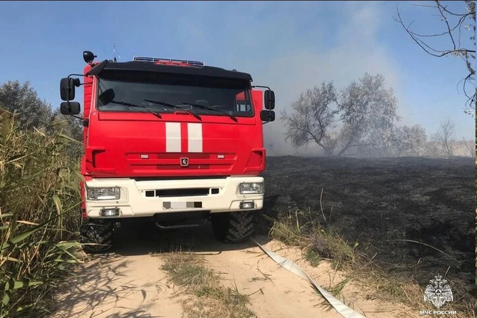 В Херсонской области 20 мая произошел техногенный пожар