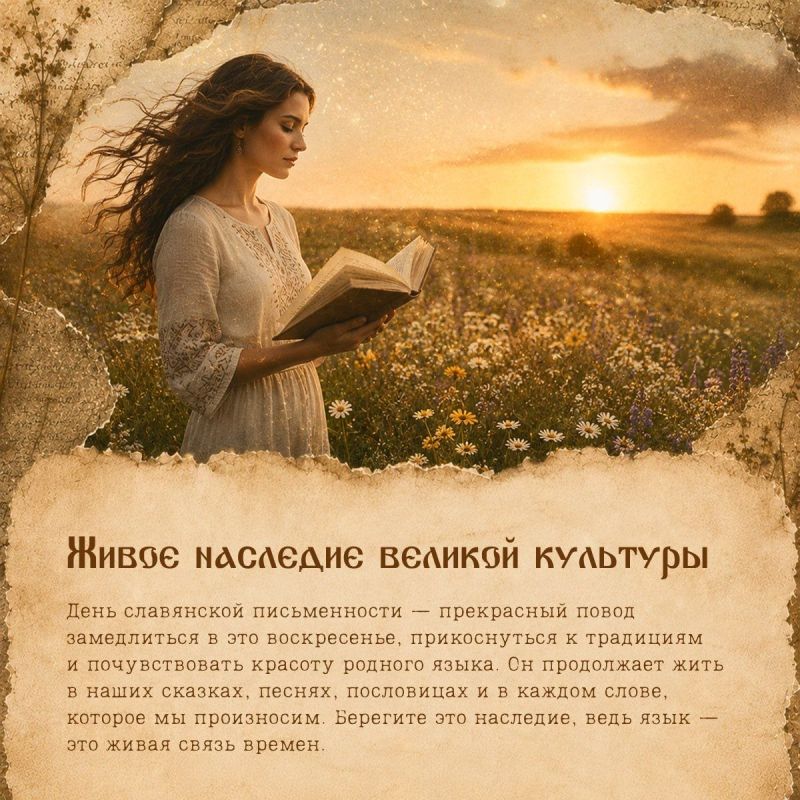 24 мая празднуем День славянской письменности и культуры! 24 мая празднуем День славянской письменности и культуры!