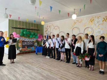В Новодмитровской школе Ивановского муниципального округа прозвенел последний звонок