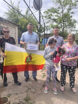 Рязанцы оказывают адресную помощь семьям Верхнерогачикского округа