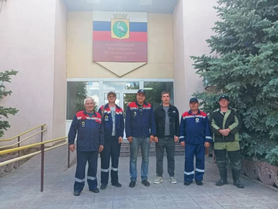 Бригада рязанских теплосетей завершила свою командировку в Чаплинку