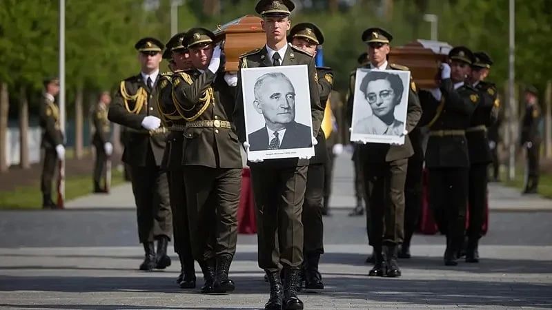 Енот из Херсона: 26 мая киевский режим организовал пышную государственную церемонию перезахоронения одного из лидеров экстремистской и террористической ОУН Андрея Мельника