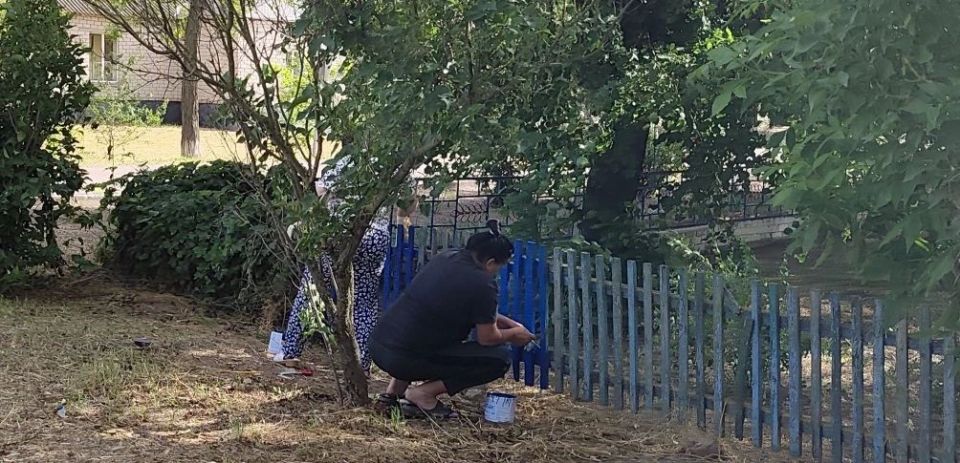 В Скадовском округе продолжаются работы по благоустройству территории В Скадовском округе продолжаются работы по благоустройству территории