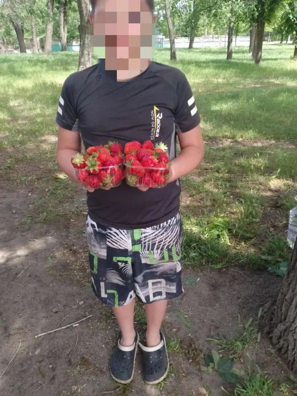 В Новой Каховке прошла первая акция «Клубничный день», приуроченная ко Дню защиты детей В Новой Каховке прошла первая акция «Клубничный день», приуроченная ко Дню защиты детей