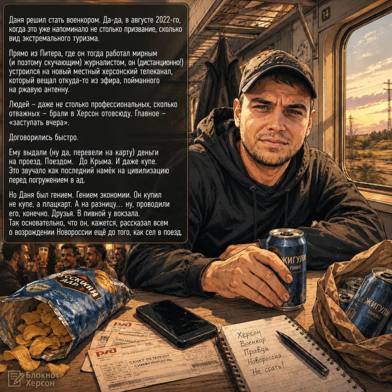 История о том, как молодой журналист прогулял все деньги на дорогу и добрался до Херсона за косарь История о том, как молодой журналист прогулял все деньги на дорогу и добрался до Херсона за косарь