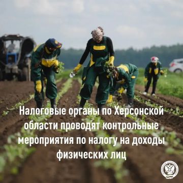 Налоговые органы по Херсонской области проводят контрольные мероприятия по легализации налоговой базы по налогу на доходы физических лиц