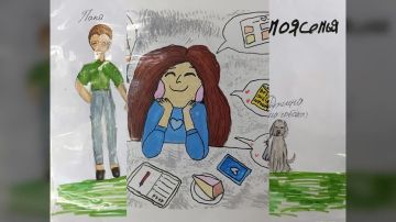 Первые Чаплинской школы № 1 представили онлайн-выставку рисунков