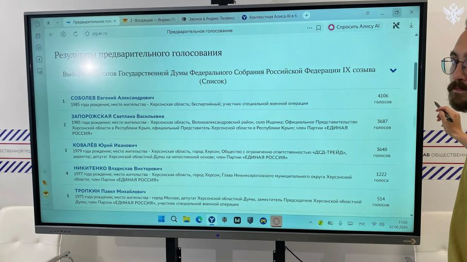 В Херсонской области подвели итоги предварительного голосования «Единой России» В Херсонской области подвели итоги предварительного голосования «Единой России»