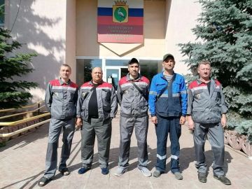 Новая бригада рязанских теплосетей приступает к работе в Чаплинке