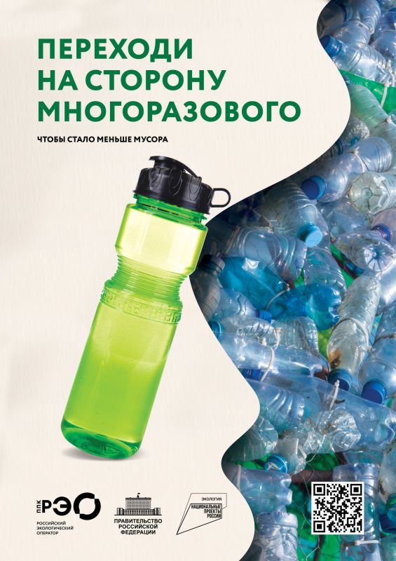 Переходи на сторону многоразового — бутылка для воды