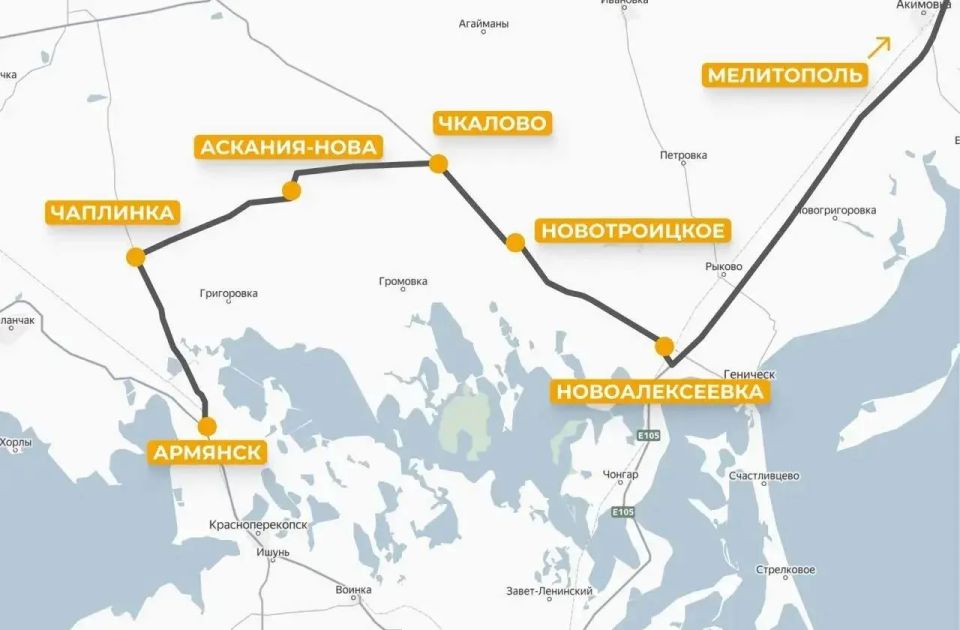 Участок трассы «Новороссия» в Херсонской области продолжает работать в обычном режиме Участок трассы «Новороссия» в Херсонской области продолжает работать в обычном режиме