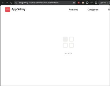 ��� �������� ������ � ���������� ������� Huawei AppGallery, �������� ������������