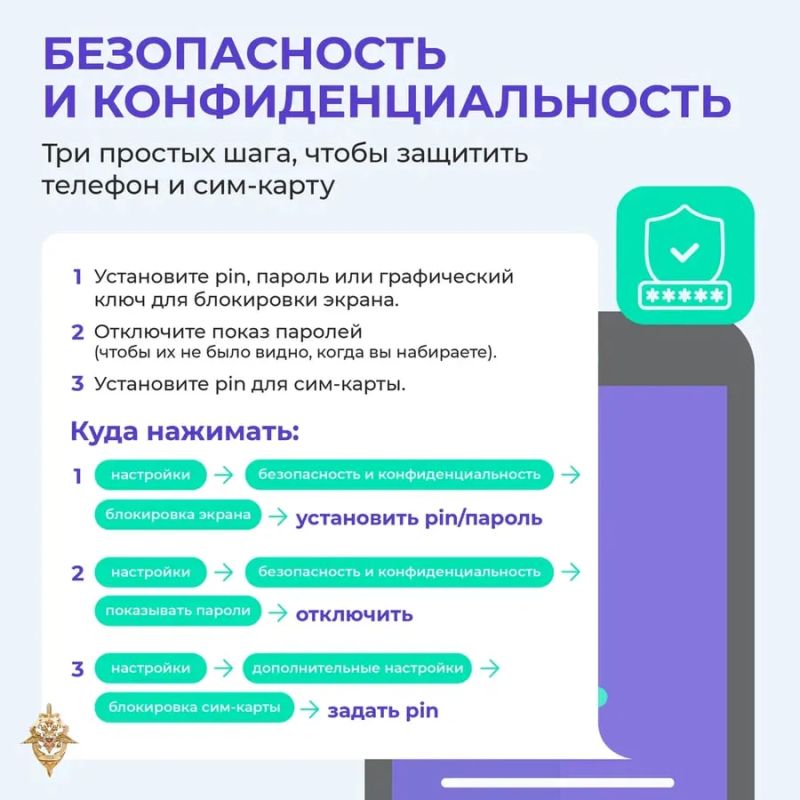 Безопасность начинается с простых действий в телефоне Безопасность начинается с простых действий в телефоне